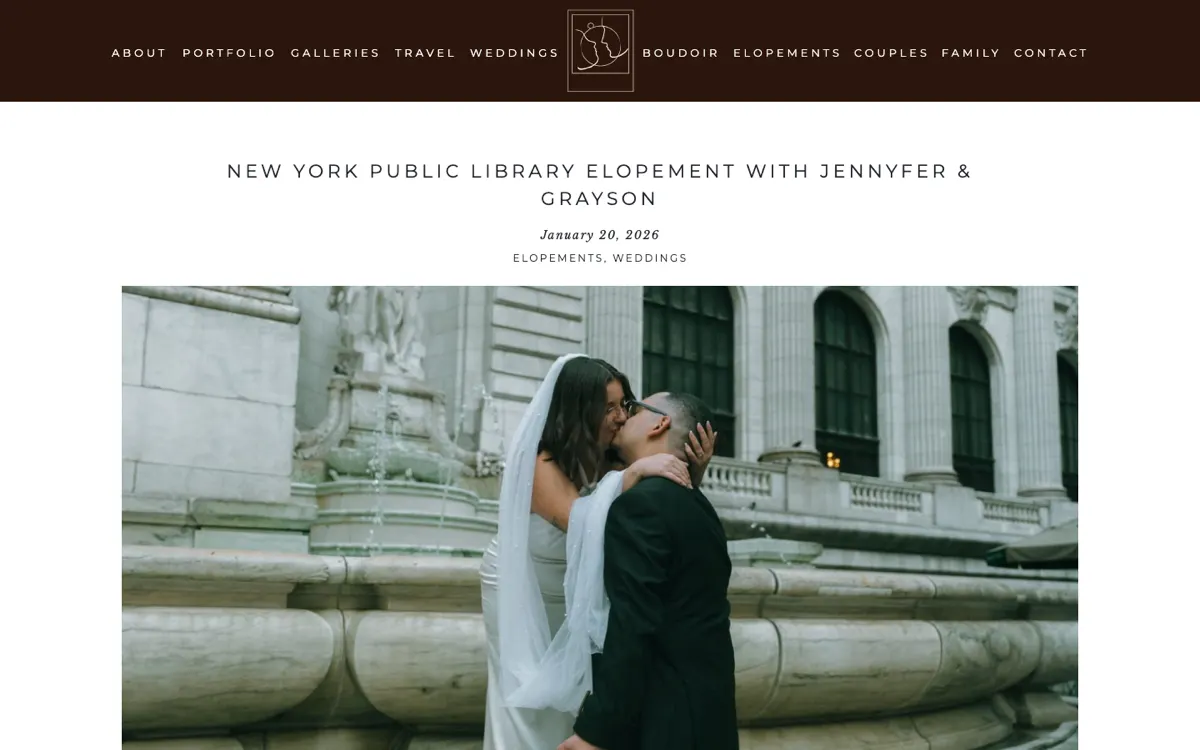New York Public Library elopement blog post